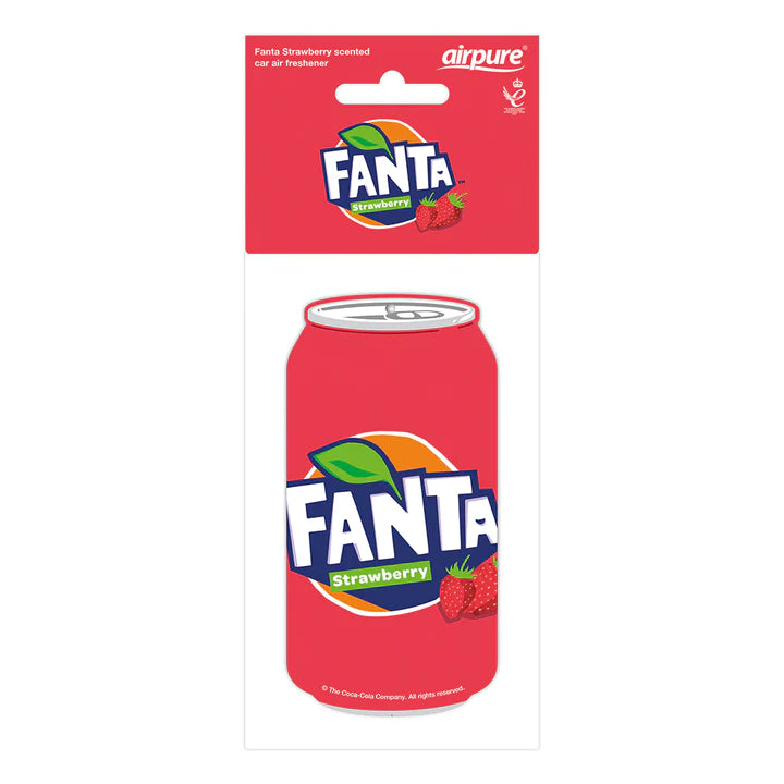Fanta Strawberry Hanging Air Freshener