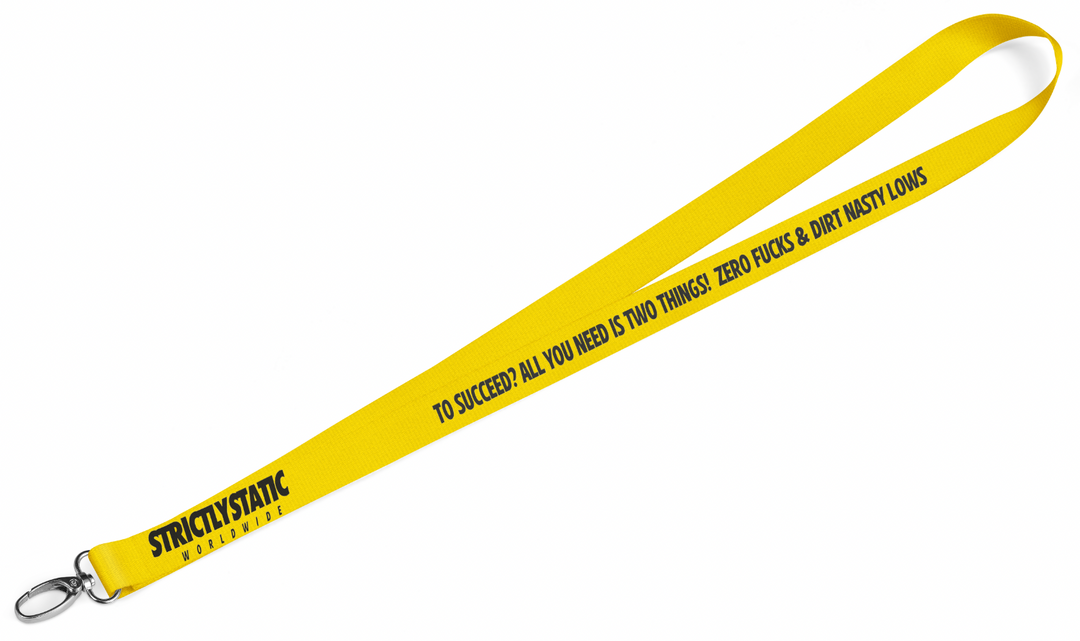 FREE GIFT | Dirt Nasty Lows Lanyard (yellow)