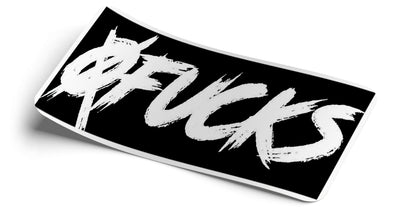 🔥 0FUCKS Decal Decal - Strictly Static