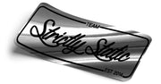 #1 Silver Chrome Arch Decal Decal - Strictly Static