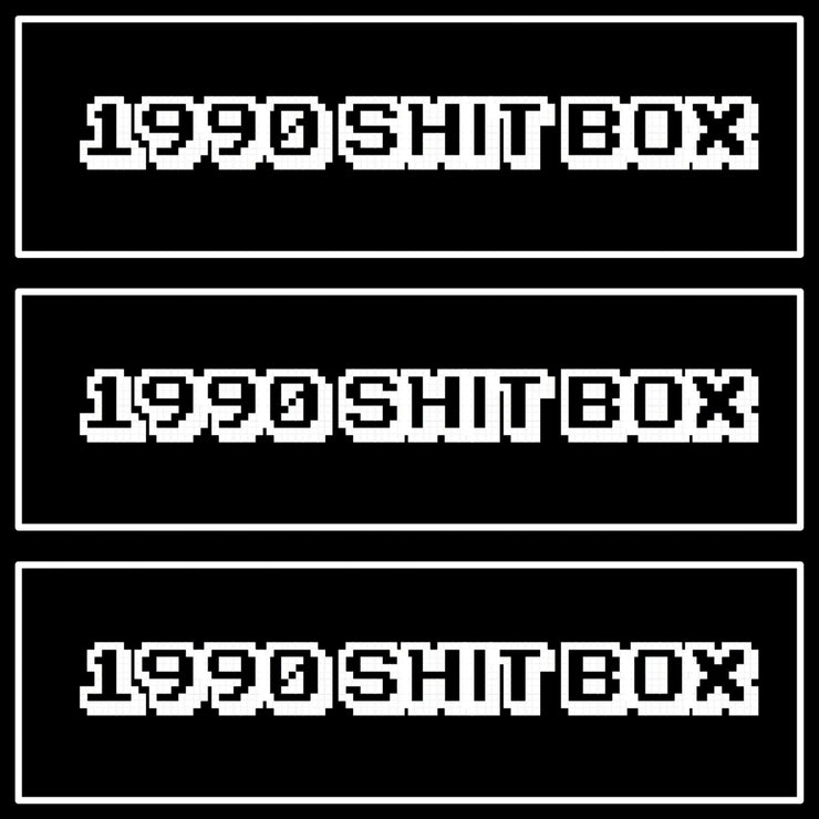 1990 Shit Box 📦 Decal - Strictly Static