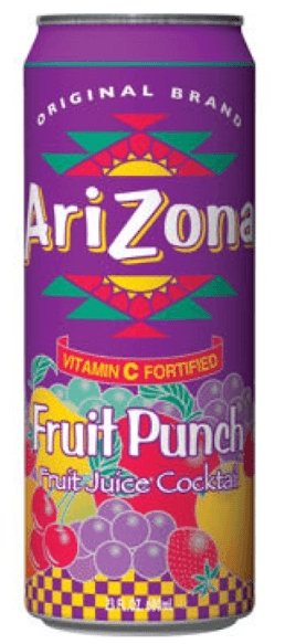 Arizona Fruit Punch Can 680ml - Strictly Static