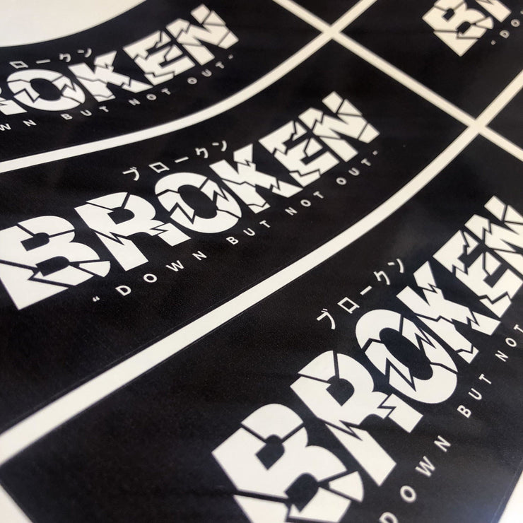 Broken But Not Out Decal - Strictly Static
