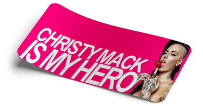 Christy make is my hero Decal - Strictly Static