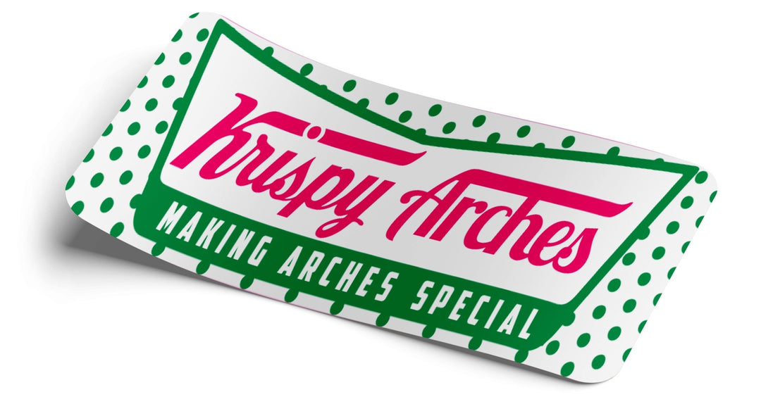 Donuts Donuts Donuts, Oh wait Kripsy Arches Decal - Strictly Static