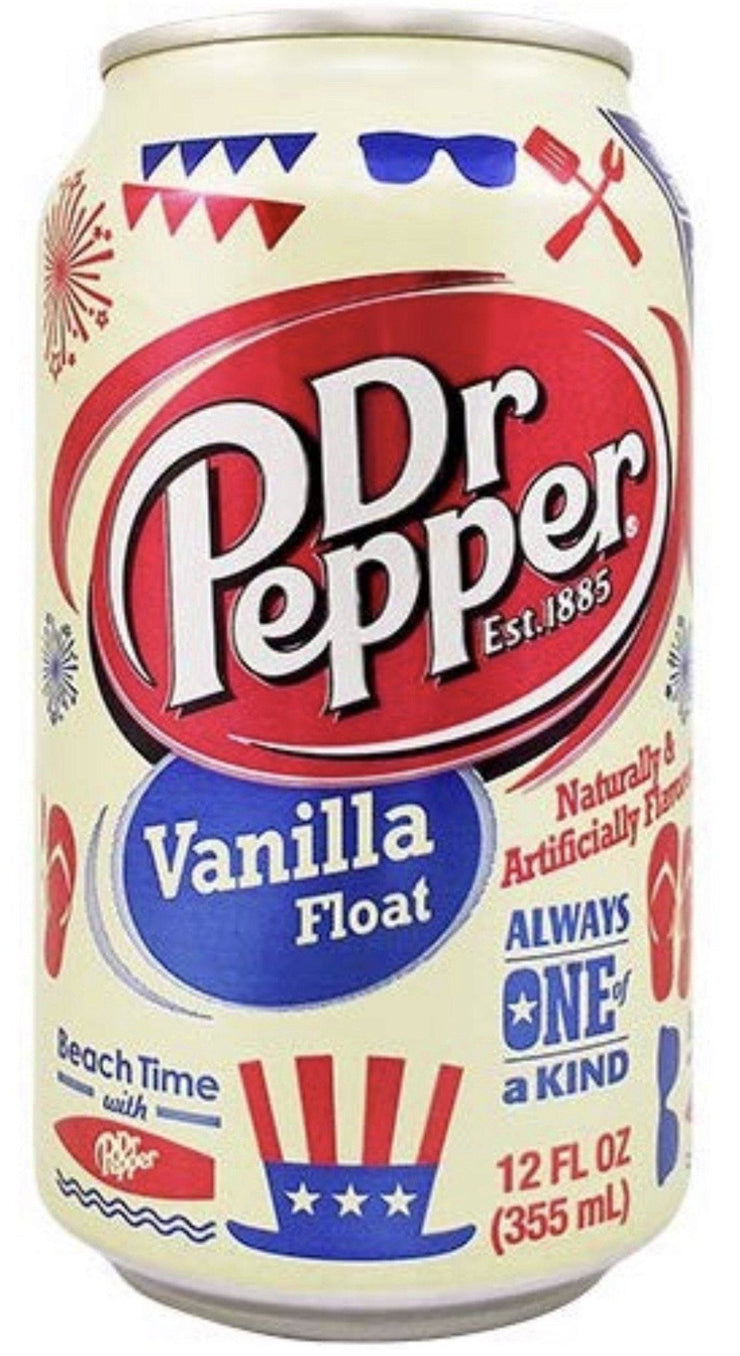 Dr. Pepper Vanilla Float Soda 355ml - Strictly Static