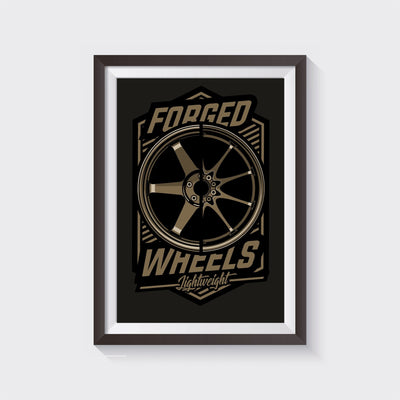 Forged Wheels Poster - Strictly Static