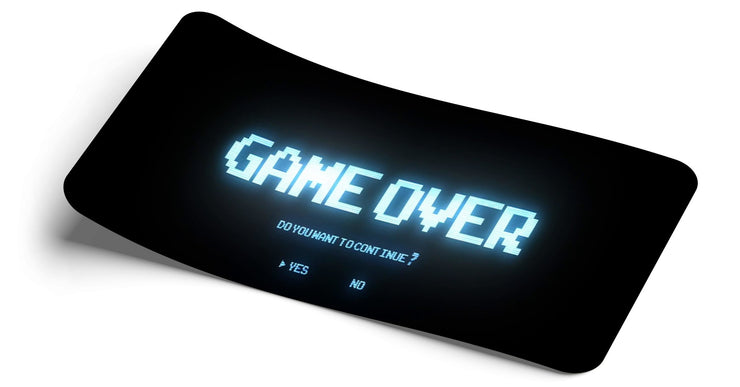 Game Over Decal - Strictly Static