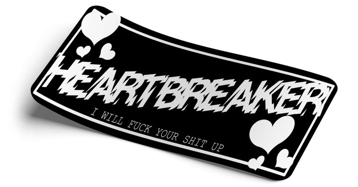 HEART 💔 BREAKER Decal - Strictly Static