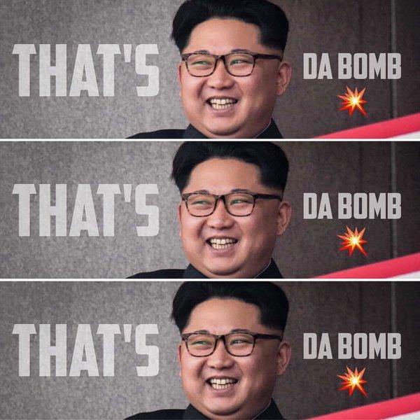 Kim Jong Un ..... DA Bomb - Limited Edition Decal - Strictly Static