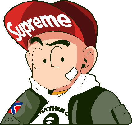 KRILLIN SWAG SUPREME Decal - Strictly Static
