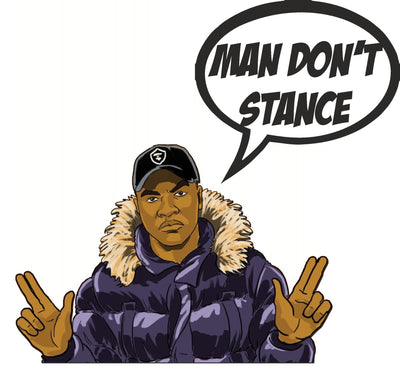 Man Don't Stance Decal - Strictly Static