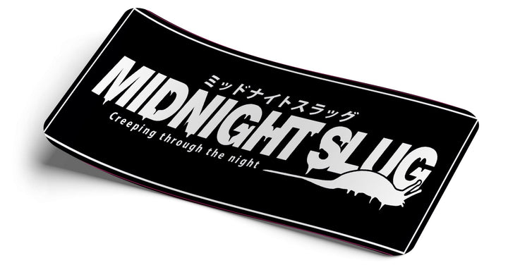 Midnight Slug Creeping Through The Night Decal - Strictly Static