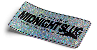 Midnight Slug Silver Glitter Decal - Strictly Static