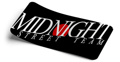 Midnight street team 💥 Decal - Strictly Static