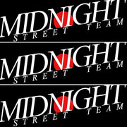 Midnight street team 💥 Decal - Strictly Static