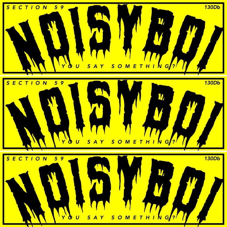 Noisy Boi Decal - Strictly Static