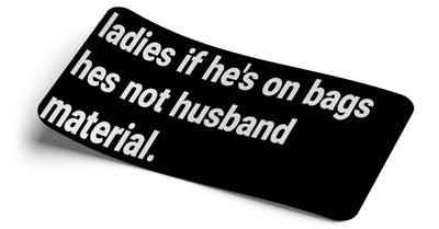 Not My Husband Decal - Strictly Static