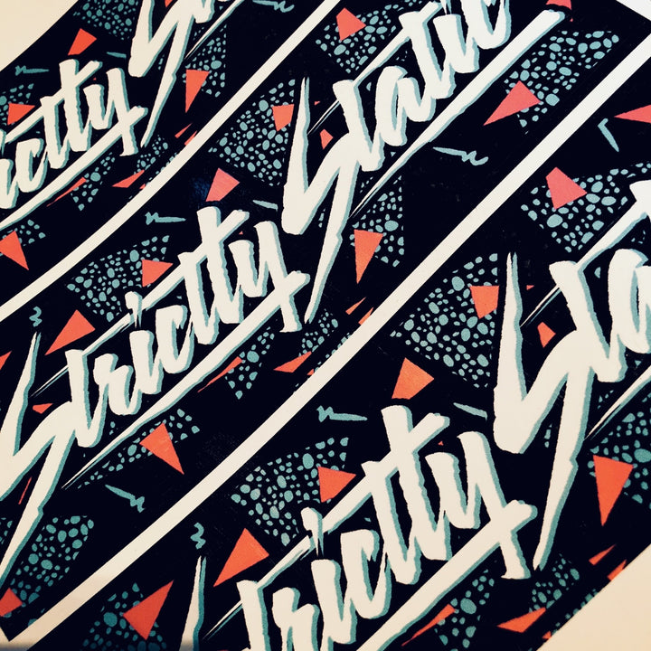 🔥 Retro Static Decal Decal - Strictly Static