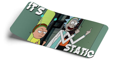 Rick & Morty.... Its Static Decal - Strictly Static