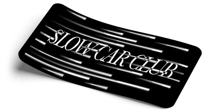 Slow Car Club Decal - Strictly Static