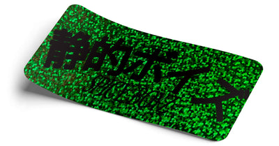 Spicy 🌶 boyz Green Glitter Decal - Strictly Static