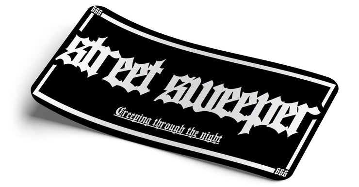 Street Sweeper Decal - Strictly Static