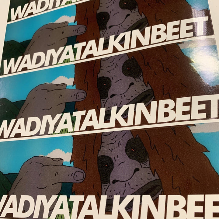 WADIYATALKINGBEET Decal - Strictly Static